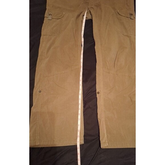 Kuhl Hiking Trail Outdoor Cargo Convertible Roll Up Bootcut Pants Women 14 Brown - Picture 14 of 16